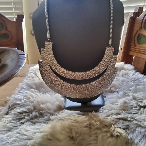 Hobbs of London Jewelry - Hobbs of London Statement Piece 3 Tier Hammered Silver Beyond EUC